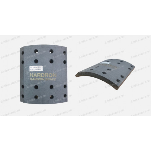 Накладка тормозная задняя (daewoo) 220/19 (hardron)