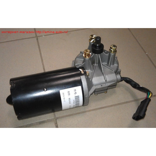 Мотор стеклоочистителя zd2732 150w 24v  5 контактов в ряд / мелкий шлиц 