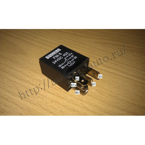 Реле fm-5 24vdc 40a панели реле и предохранителей (higer)*