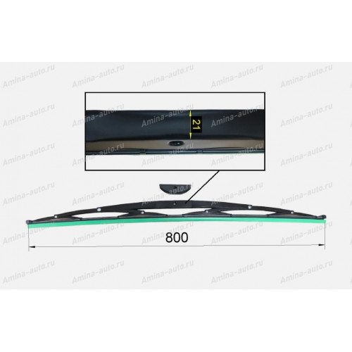 Щетка стеклоочистителя l-800 