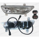 Фара противотуманная (zhongtong, golden dragon) halogen+led rh 366x190r
