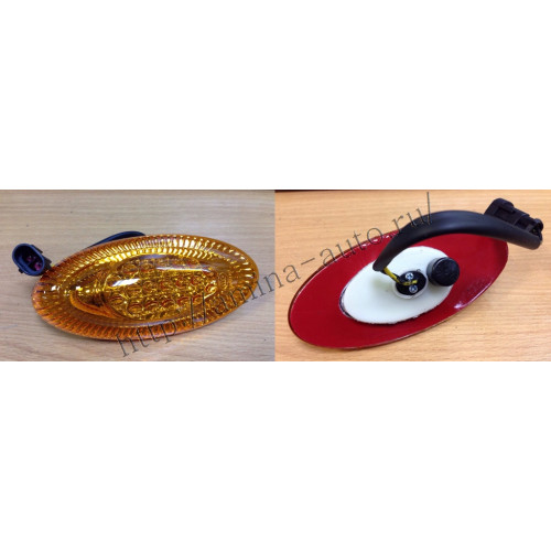 Фонарь повторителя поворотов (king long, yutong) 145*66 led