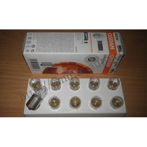 Автолампа 24v r5w 5627  (osram) (ba15s)
