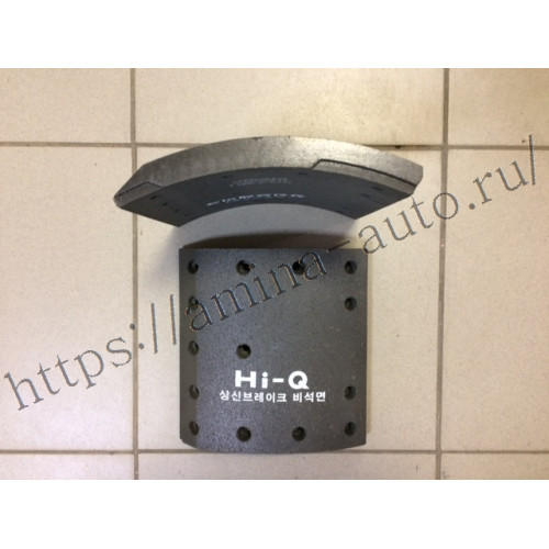 Накладка тормозная передняя (daewoo) толстая f1 190мм 14отв hi-q
