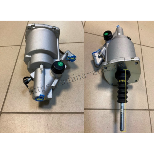 ПГУ сцепления (yutong) 92*92 m14x1,5 m16x1,5  шток l=145
