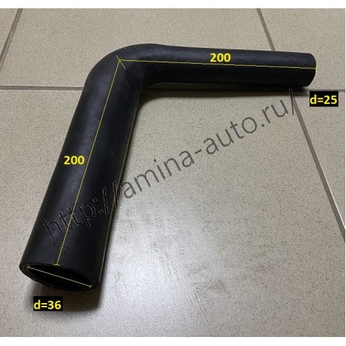 Патрубок котла угловой d=25 / d=36 (90град.)