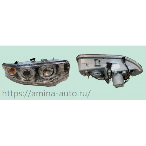 Фара (higer) klq 6129 2019 г., klq 6119 rh 2 фишки (4 конт. +3 конт.)