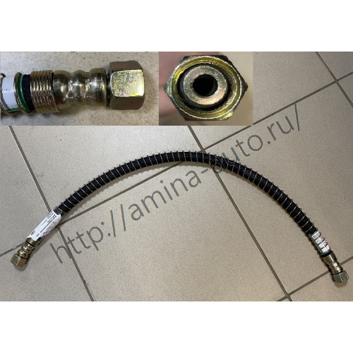Шланг тормозной Г(М18x1,5)-Г(М18x1,5) прямой l=750