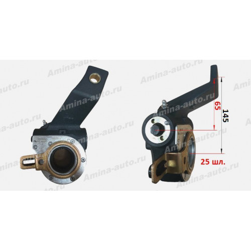 Трещотка тормозная передняя (hnd,grb) 25 шл. автомат rh 5045 l=145mm/60mm 