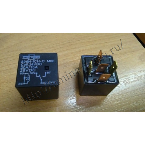 Реле 896h-1ch-c m06  24vdc 20/15a 28vdc 5-контактов 