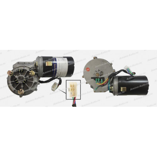 Мотор стеклоочистителя zd2733 180w 24v dвала=15мм  5 контактов 