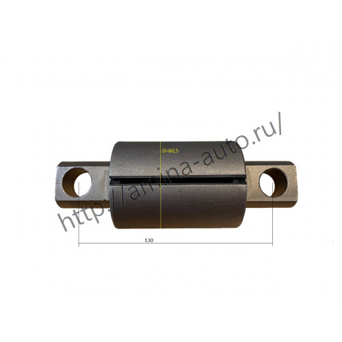 Сайлентблок полурессоры с пальцем d60,5*82 lм/у отв.130 металл 