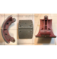 Колодка тормозная задняя (Higer) с роликом (D=57mm) и накладками