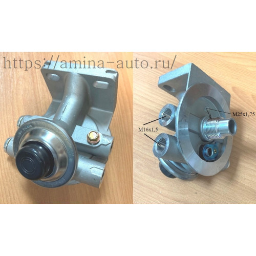 Кронштейн топл. фильтра с помпой подкачки (isde) m16x1,5