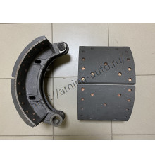 Колодка тормозная задняя (Higer) с роликом (D=57mm) и накладками