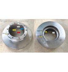 Диск тормозной передний D=430*203 T=45 H=131 10 отв.