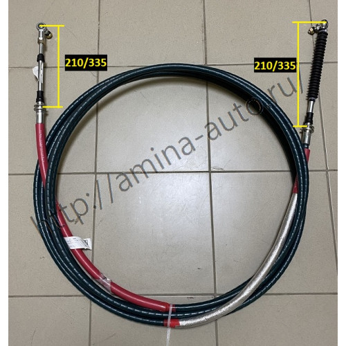 Трос КПП (kinglong) l=9830 shift красный