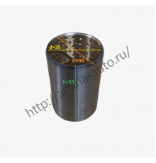 Втулка тормозной колодки 35*39 L=59 передней