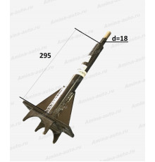 Стойка стабилизатора заднего (Higer) L=295 шток D=18