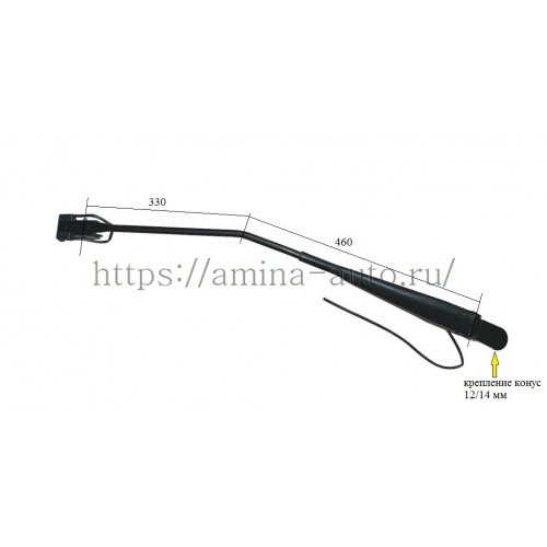 Поводок стеклоочистителя (king long) lh 80/460/330 d=12