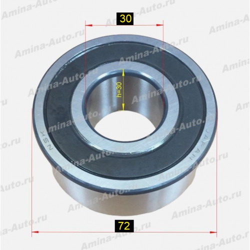 Подшипник муфты вентилятора 3306b-2rsrtng 30*72 h=30