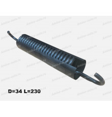 Пружина тормозных колодок задняя D34 L230/242 в кожухе