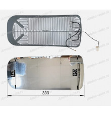 Зеркальный элемент (Yutong) h=339 верх-150 низ-140 (стекло с подогревом)