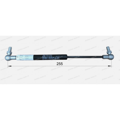 Амортизатор отсека (king long) l=255 (60n) 