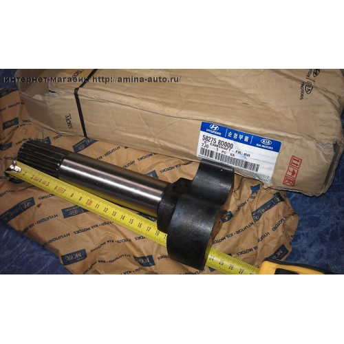 Вал тормозной передний 25 шл. l=236 d=40 "2" правый
