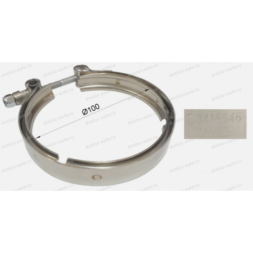 Хомут турбокомпрессора d=100mm (isde, isle) 