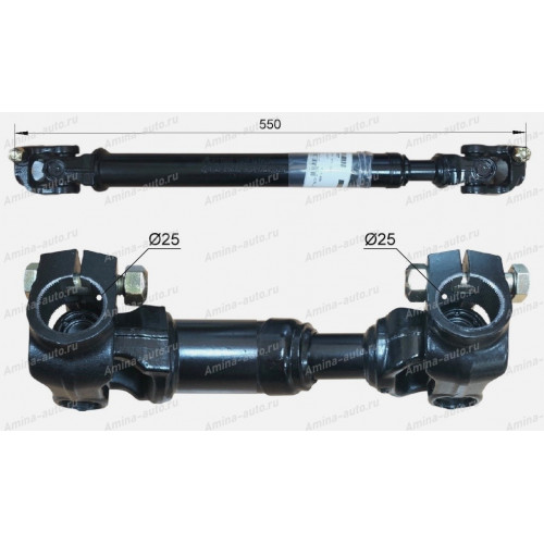 Кардан рулевой колонки (yutong) l=550 