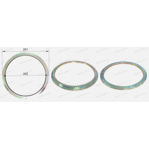 Кольцо abs передней ступицы (higer) d=216 d=251 h=13